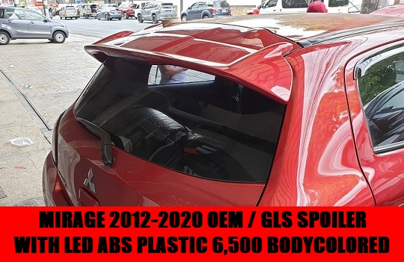 OEM / GLS SPOILER WITH LED FOR GLX MIRAGE 